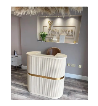 Modern Beauty Spa Cheap Reception Desk with Cashier Counter