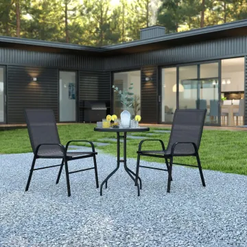 Luxurious Outdoor Garden Furniture Metal Patio Table Chair Sets
