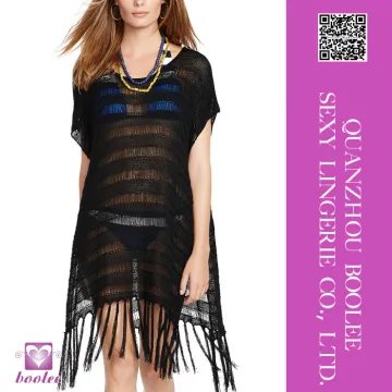 New Style summer cover-ups Sexy Fringe Crochet Beachwear