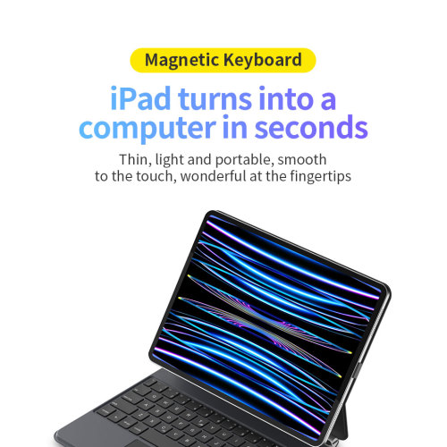 Smart Magnetic Wireless Keyboard Case
