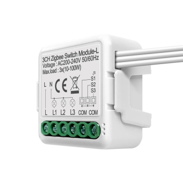 Tuya Zigbee 3.0 Mini DIY Smart Light Switch Module - 2-Way Control for Alexa and Google Home