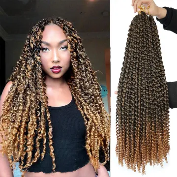 Braids Xpression Pre Stretch Passion Twist Afro Curly Braiding Hair Crochet Hair Extensions Braids Hair Pre Passion Twist