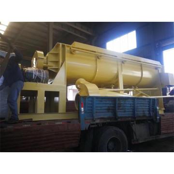 Rotary disc dryer for organic waste