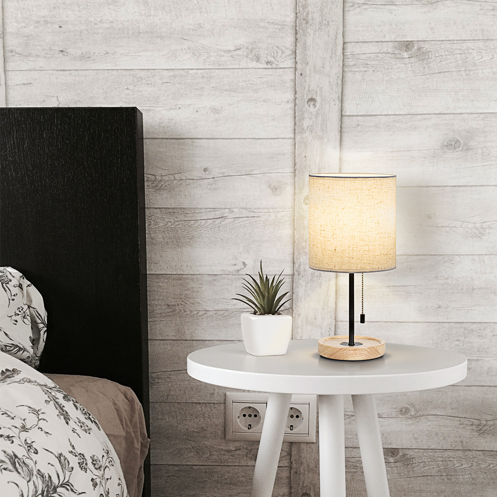 Minimalist Bedroom Nightstand Lamp