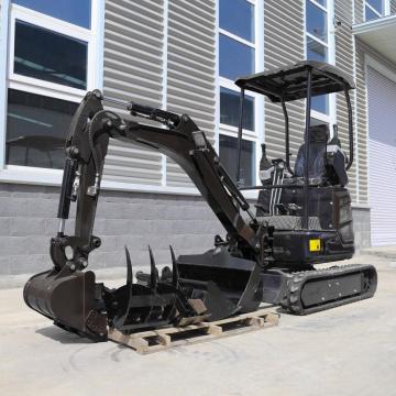 The 1.8-ton excavator is easy to operate