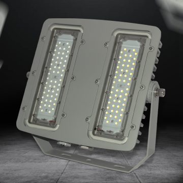 Modular 100W ATEX Canopy Light II Ex d IIC T6 Explosion-Proof LED Light for Gas Stations