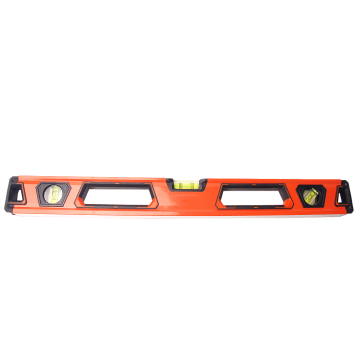 Level semangat magnetik 600mm dengan 3 gelembung untuk pengukuran 45 °/90 °/180 °