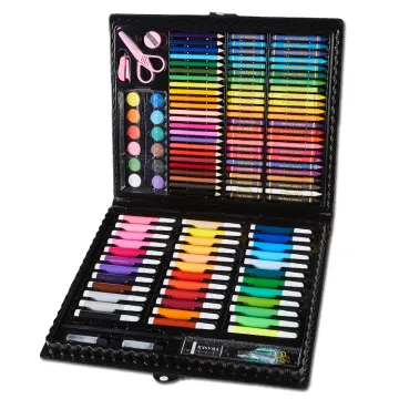 150PCS Art Set: Crayons, Markers, Pencils, Brushes, Rulers for Kids' Drawing and Sketching