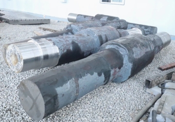 कस्टम 42CRMO जाली स्टील बड़े रोलिंग शाफ्ट