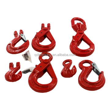 320A G80 Alloy Steel Chain Rigging Eye Sling Hook with Latch - Forged Heavy Duty