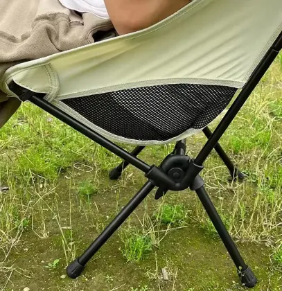 Lightweight Fishing Camping Chair Folding Outdoor Moon Chair with Easy Carry Bag