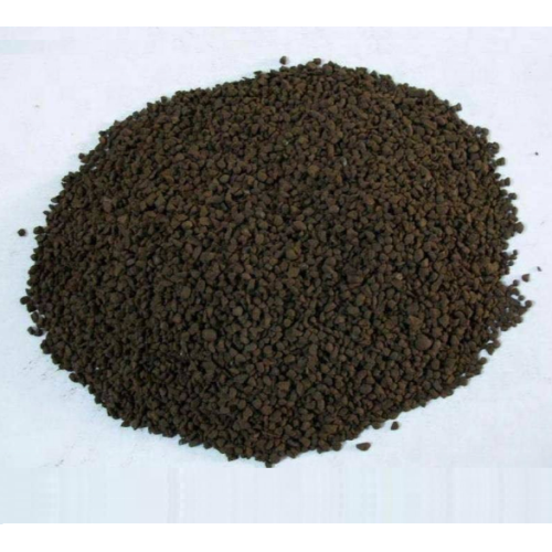 Iron removal filter with manganese sand filter media
