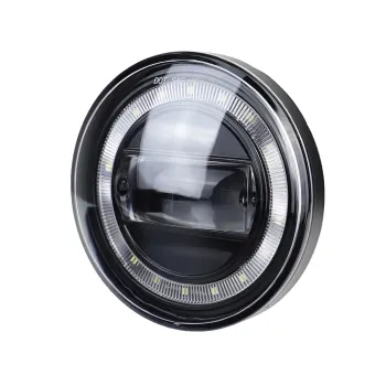 Round LED Fog Light Halo DRL for Toyota Tacoma 2005-11/Tundra 07-13/Solara 2004-2006