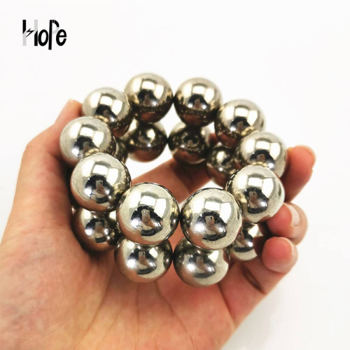 Magnetic ball magnets attract each other