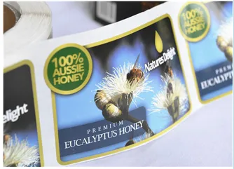 Custom order paper roll stickers