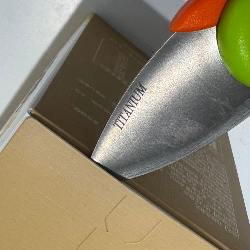 Тытанавы нож птушкі - Дакладнасць адпавядае пераноснасці