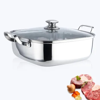 YIYIAN 304 Stainless Steel Induction Soup Pot