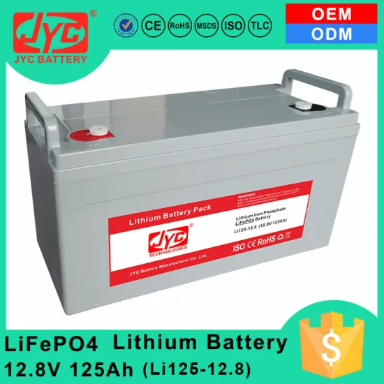LiFePO4 12V 125Ah Rechargeable Lithium ion Battery Pack