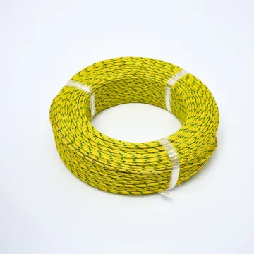 UL 3122 18# Yellow Silicone Braid Wire