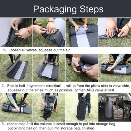 Self-Inflating Camping Sleep Pad for SUV and Car