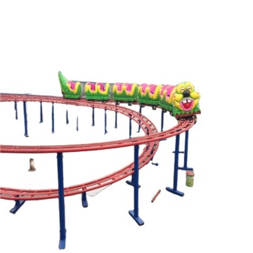 Double Circle Apple Worm Mini Roller Coaster - 16 Seats