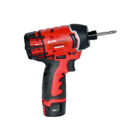 KEN Electric Impact Drill Screwdriver BL6412D 12V Cordless Rechargeable 110n.m