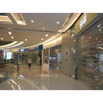 Polycarbonate Transparent လုံခြုံရေးဒေါင်လိုက် Shutter တံခါး