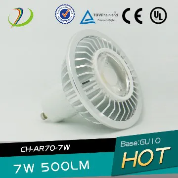 7W 560lm GU10 led ar70