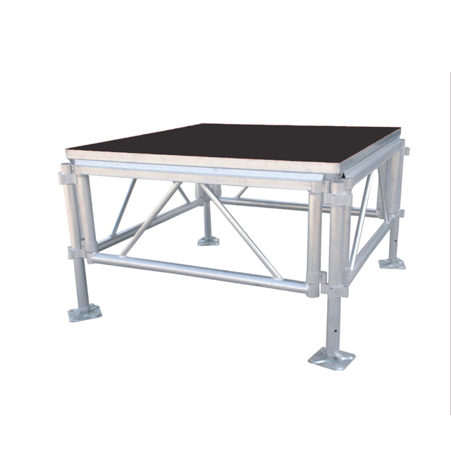 quick assembly demountable stage