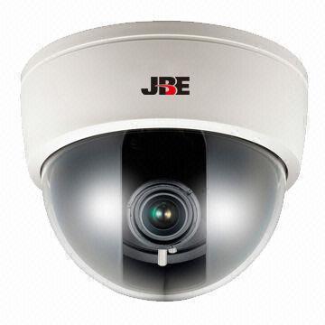 Dome Camera with 1/3-inch Sony CCD Image Sensor and Automatic Tracking White Balance