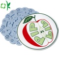 Silikon Placemat Round Gullig Anti-slip Cup Mat