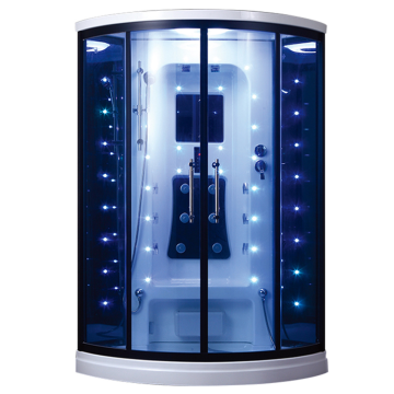 Luxury 2 Person Indoor Freestanding Shower Combo Wet Steam Bath