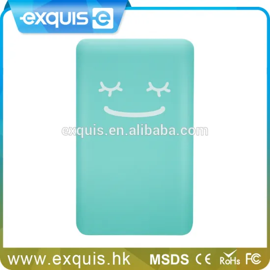 5000mah ultra-thin portable cute power bank/slim chargers/credit card power bank