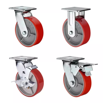 Attractive Price Furniture Castor 100mm PU Castor Wheels