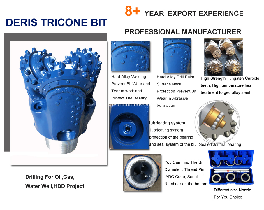 new and rebuild tricone bits