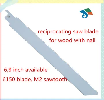 6 8 inch M2 6150 bi-metal reciprocating saw blade