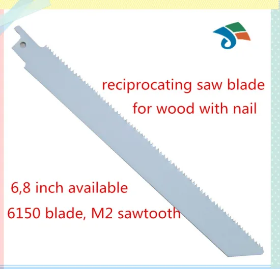 6 8 inch M2 6150 bi-metal reciprocating saw blade