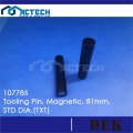 Dek printer magnetisk support pin