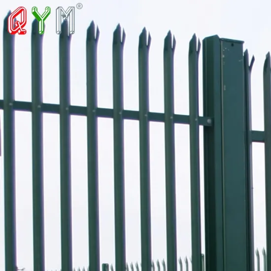 Picket Welded Outdoor Steel Fence Galvanized Welded Garden Fence