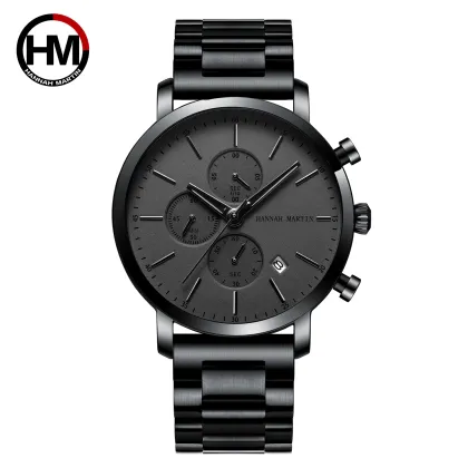 Top Brand Fashion Men Watches multifunction small dial Clock Stainless Steel Mesh business Waterproof Wrist Watches