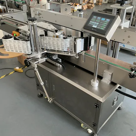 Automatic Adhesive Label Labeling Machine for Food PET Round Bottles