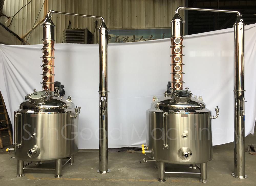 500L Nouveau distillateur d'alcool électrique automatique