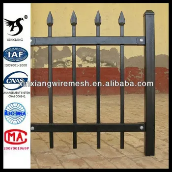 Galvanized Steel Ornamental Fence