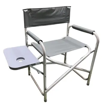 Portable Outdoor Furniture: Heavy Duty Lightweight Folding Directors Chairs and Aluminum Camping Chairs with Side Tables