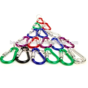Promotional High Quality Metal Aluminum Carabiner With lock Wholesale