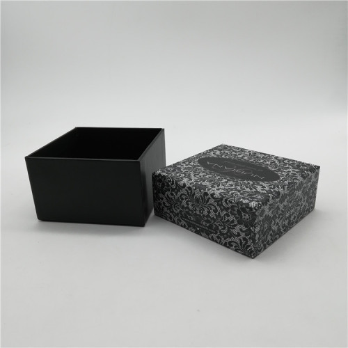 Black&White Two Pieces Gift Box With Cap Lid