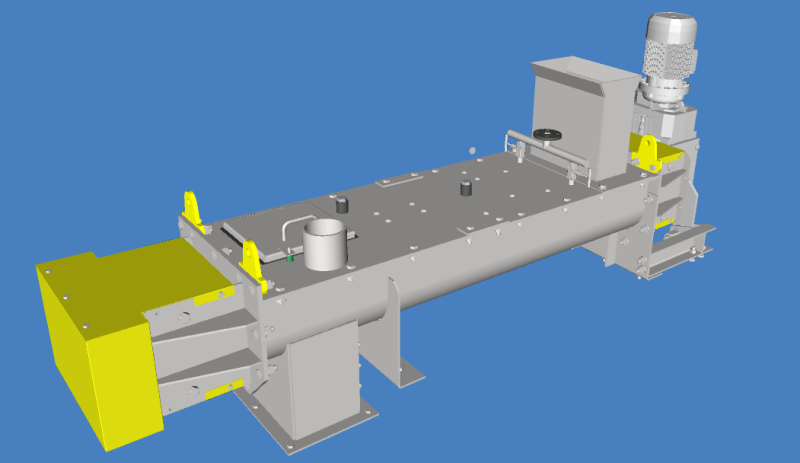 Mineral Sand Rotary Paddle Mixer