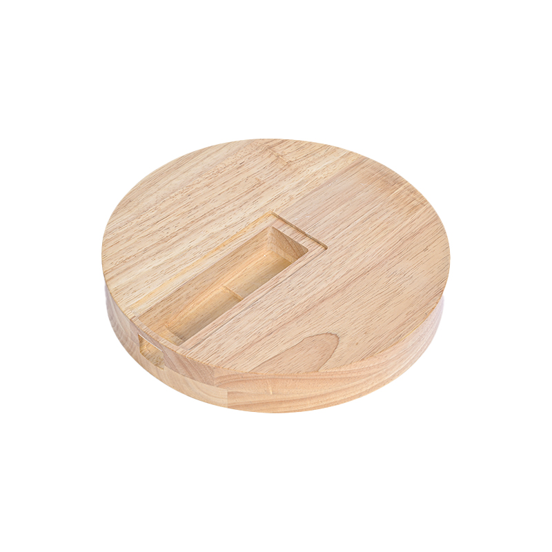 Round Wooden Lamp Base