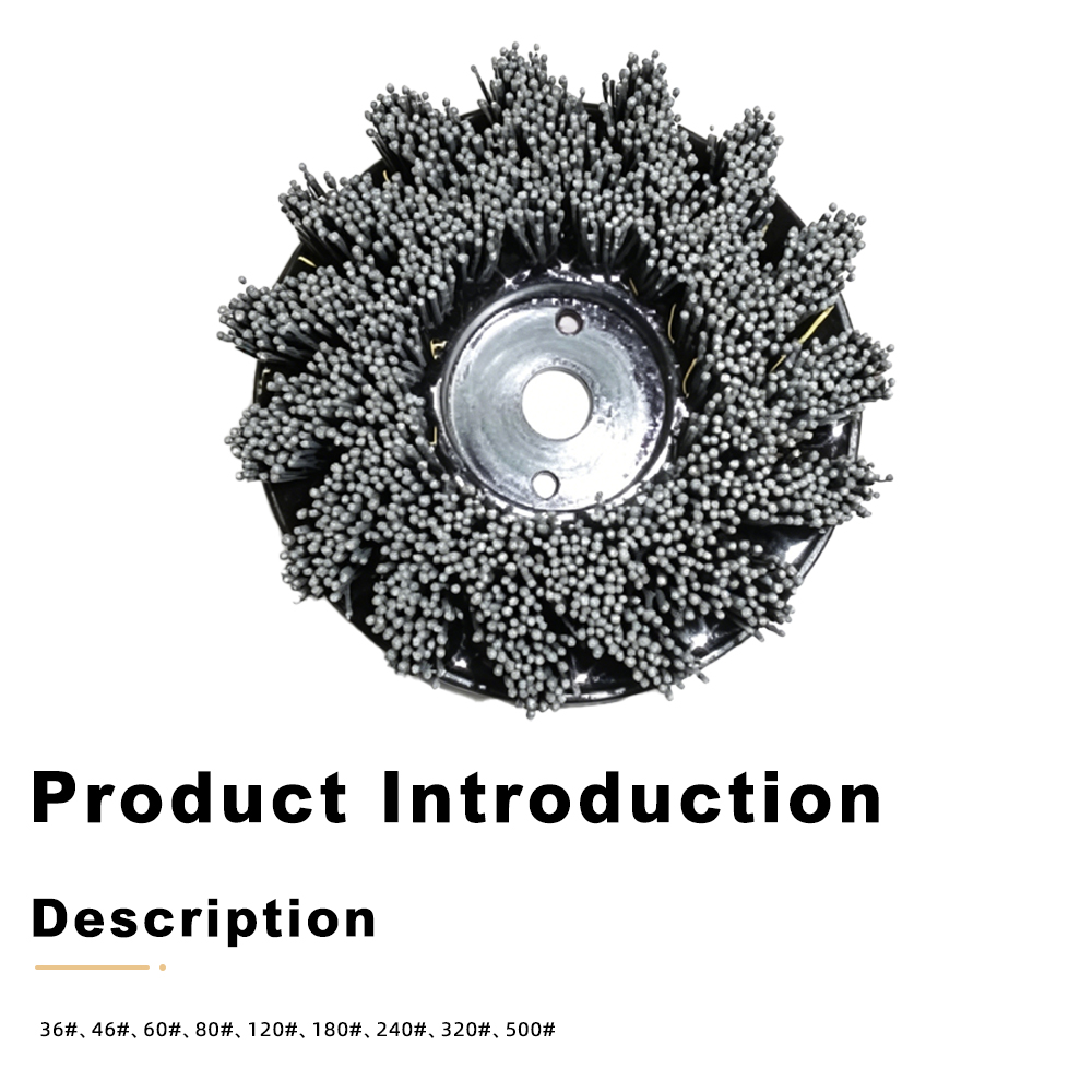 Long-Lasting Silicon Carbide Abrasive Nylon Brush x