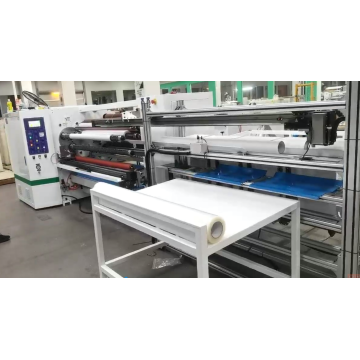 접착제 테이프 이중 샤프트 교환 되 감이기 기계